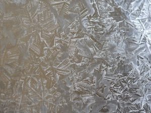 big bright spangled galvanised sheet metal